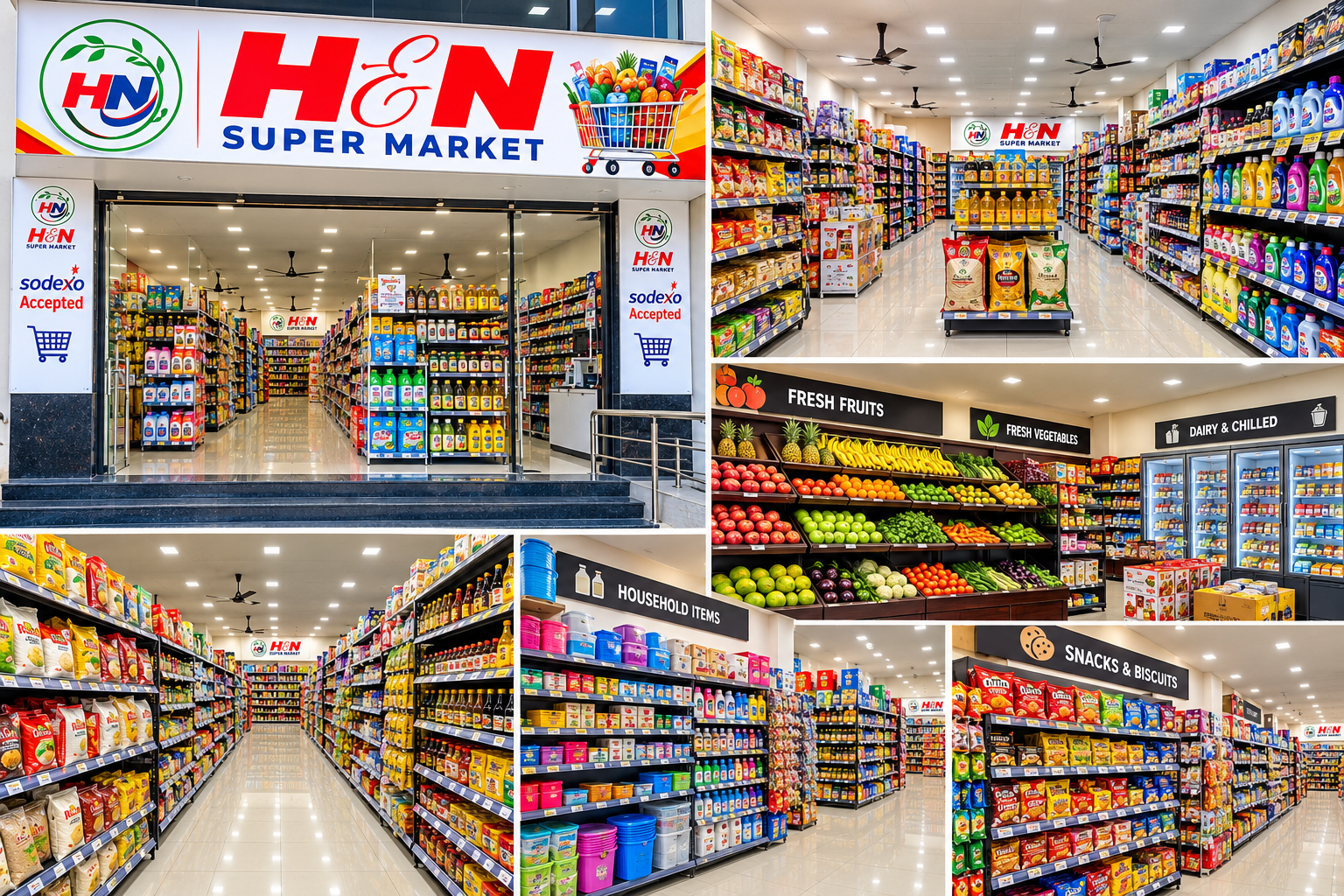 Fresh grocery selection